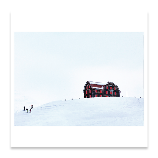 Tourers make their way to Galenestock in the Ursern Valley in the Swiss Alps.  From a series of photographs for the book Beyond the Clouds